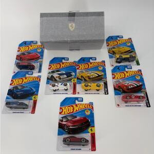 Hot Wheels RLC Ferrari Heritage Set with Ferrari Lot of 7 cars.